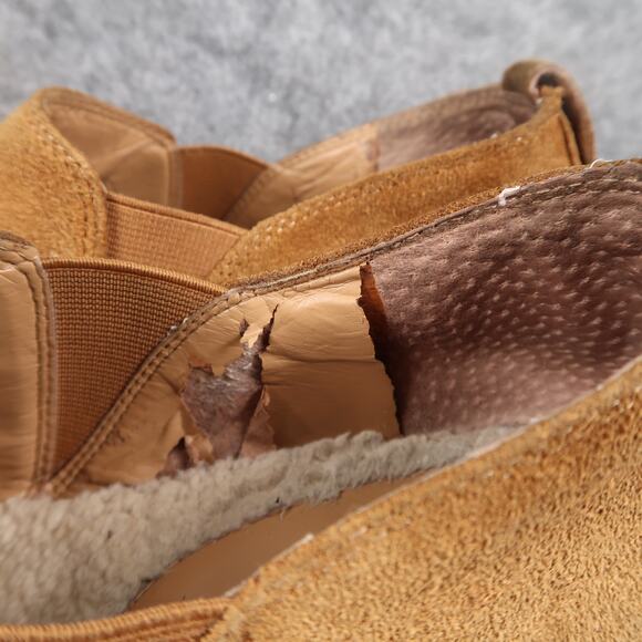 Franco Sarto Shoes Womens 8.5 Bootie Loafers Slip On Leather Round Toe Casual - Picture 5 of 13